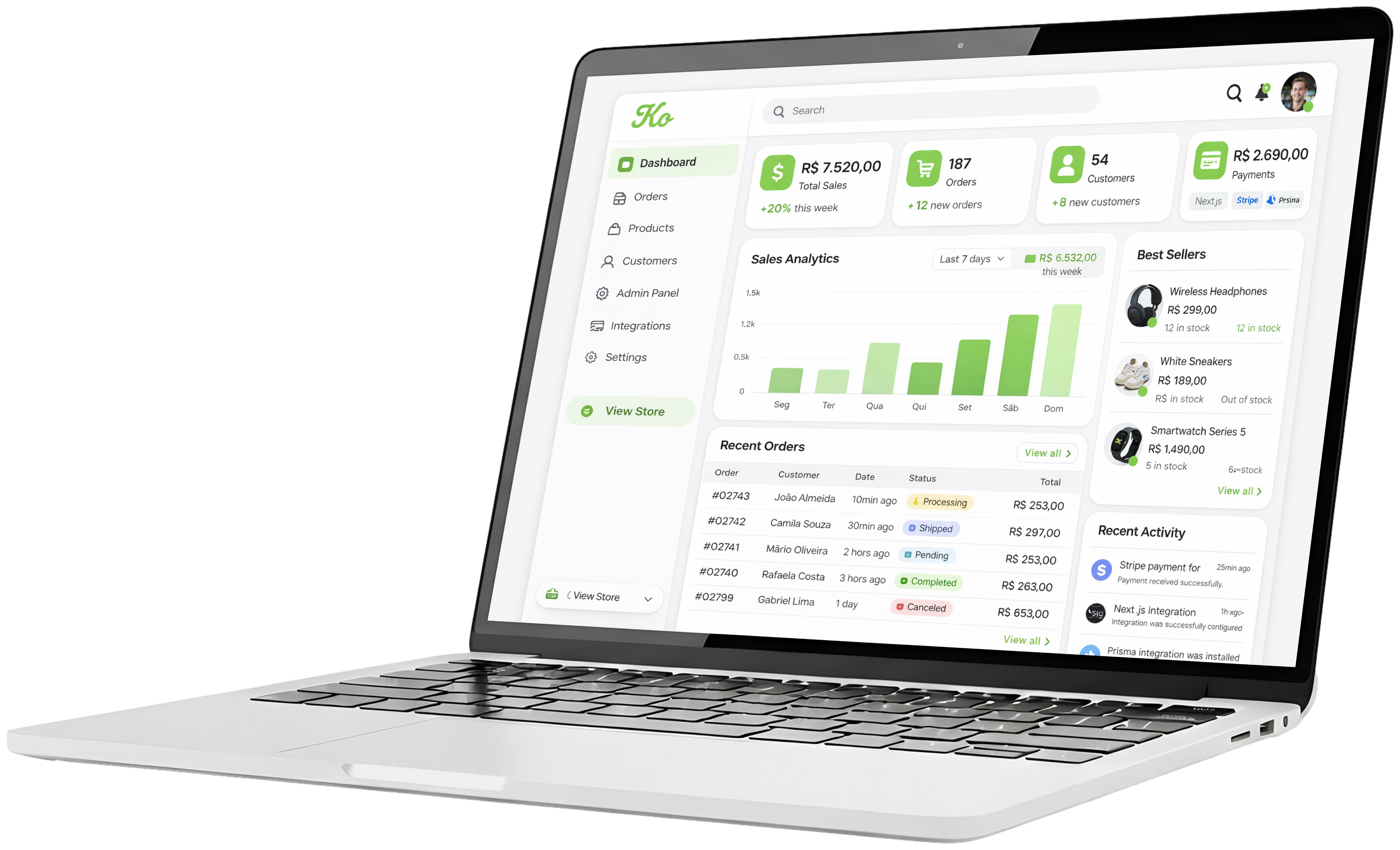 E-commerce UI